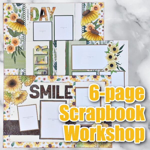 Floral Impressions Sunflower Scrapbooking Workshop